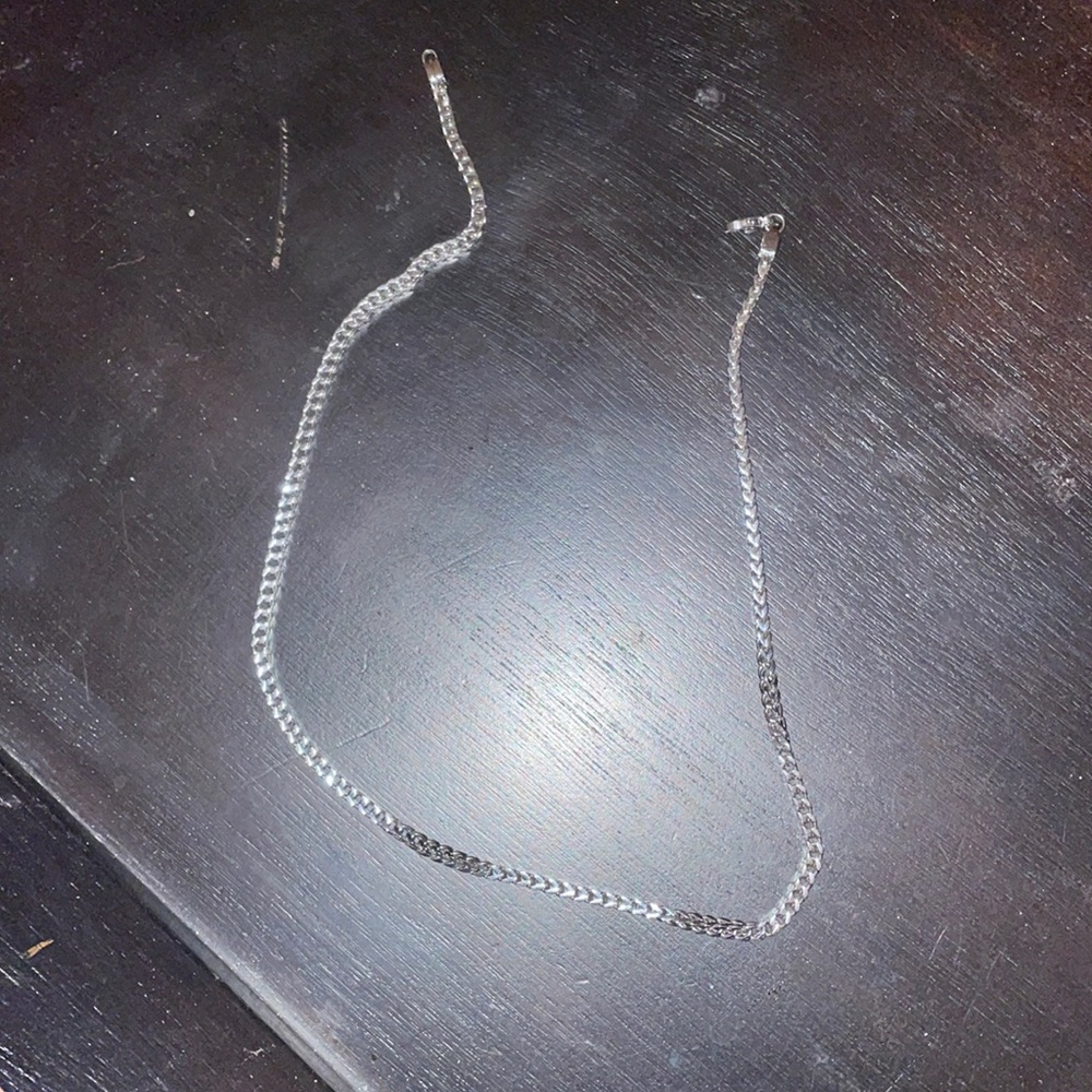 3MM Silver Plated Franco Link Chain 18 inches